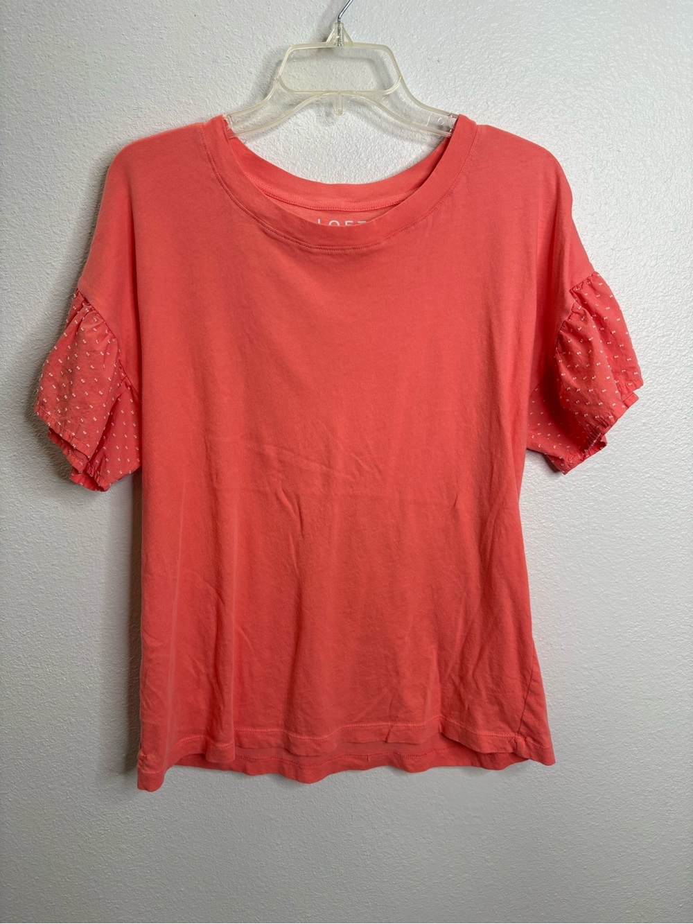 Loft Size Large Scoop Neck T-Shirt